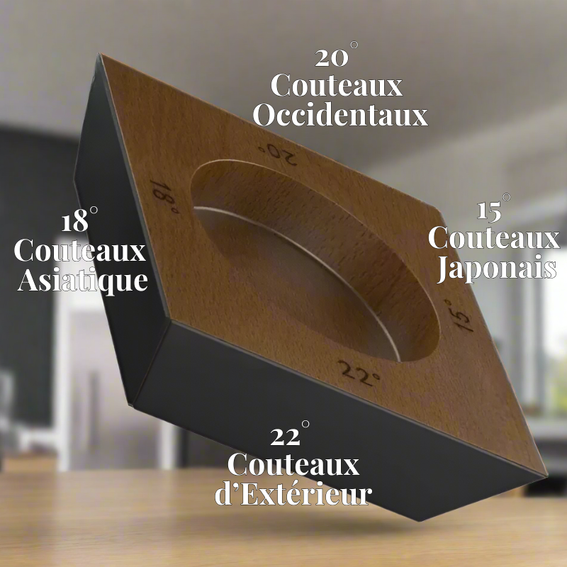 Aiguiseur de Couteaux Premium – Ensemble Hoshiroki 4 Pièces