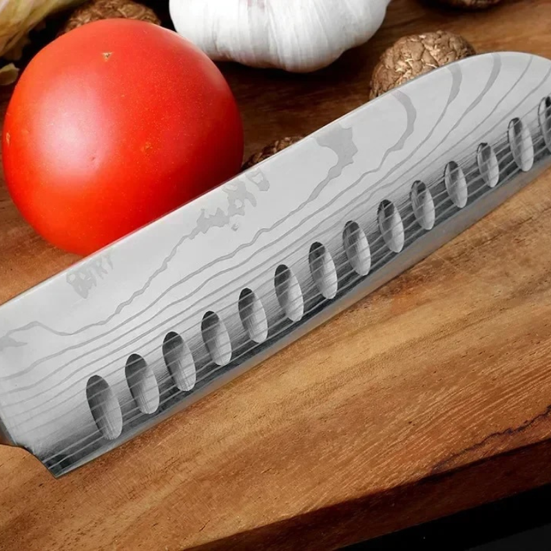 couteau-japonais-santoku-7-pouces-lame-damas-4