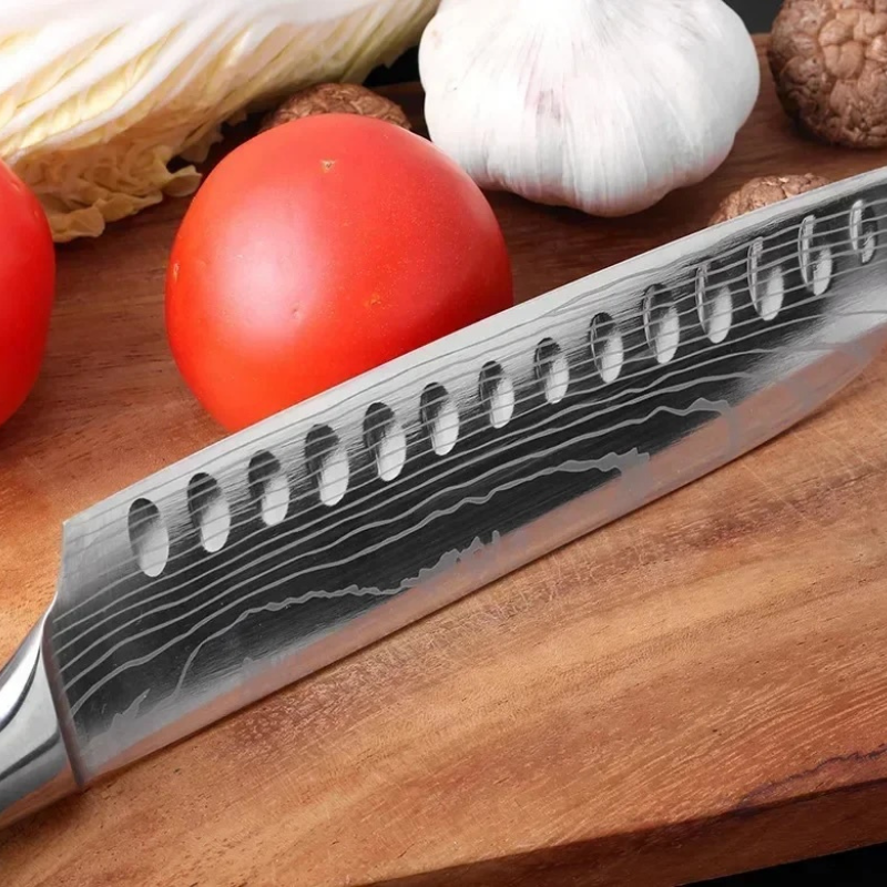 couteau-japonais-santoku-7-pouces-lame-damas-5