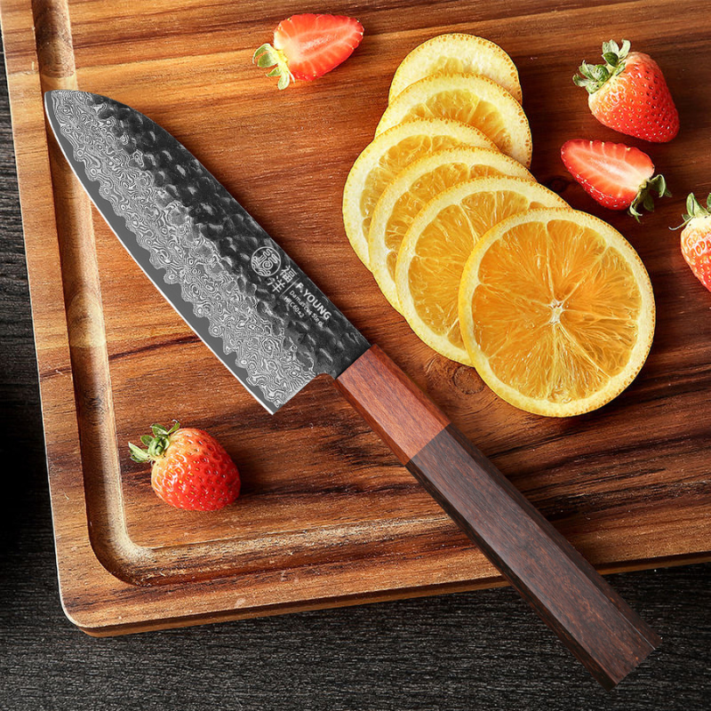 couteau-santoku-japonais-damas-bois-de-rose-3